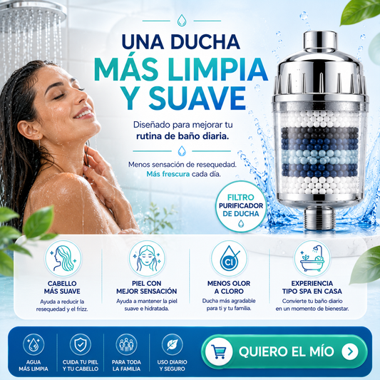 AQUASPA DELUXE - Filtro purificador de ducha